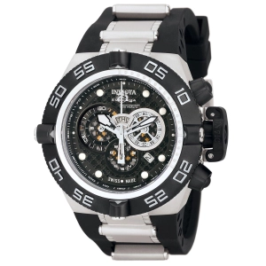 Invicta 6564 Men's Subaqua NOMA Rubber Strap Black Dial Chronograph Watch