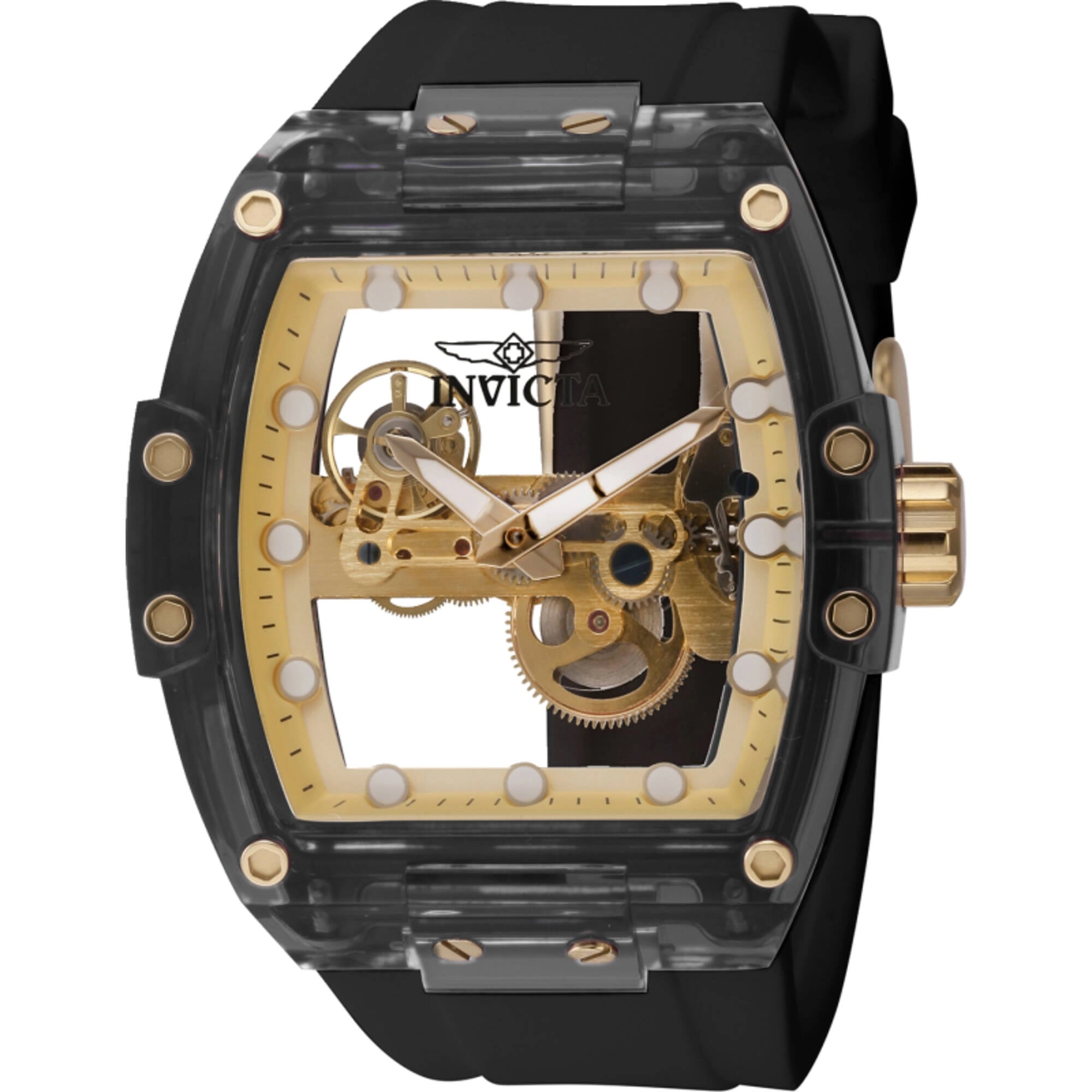 Invicta Men's Watch - S1 Rally Diablo Mechanical Gold Tone Ghost Bridge Dial | 44362