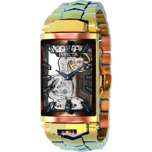 Invicta Men's Watch - Vintage Mechanical Skeleton Dial Fire Amber Bracelet | 44254