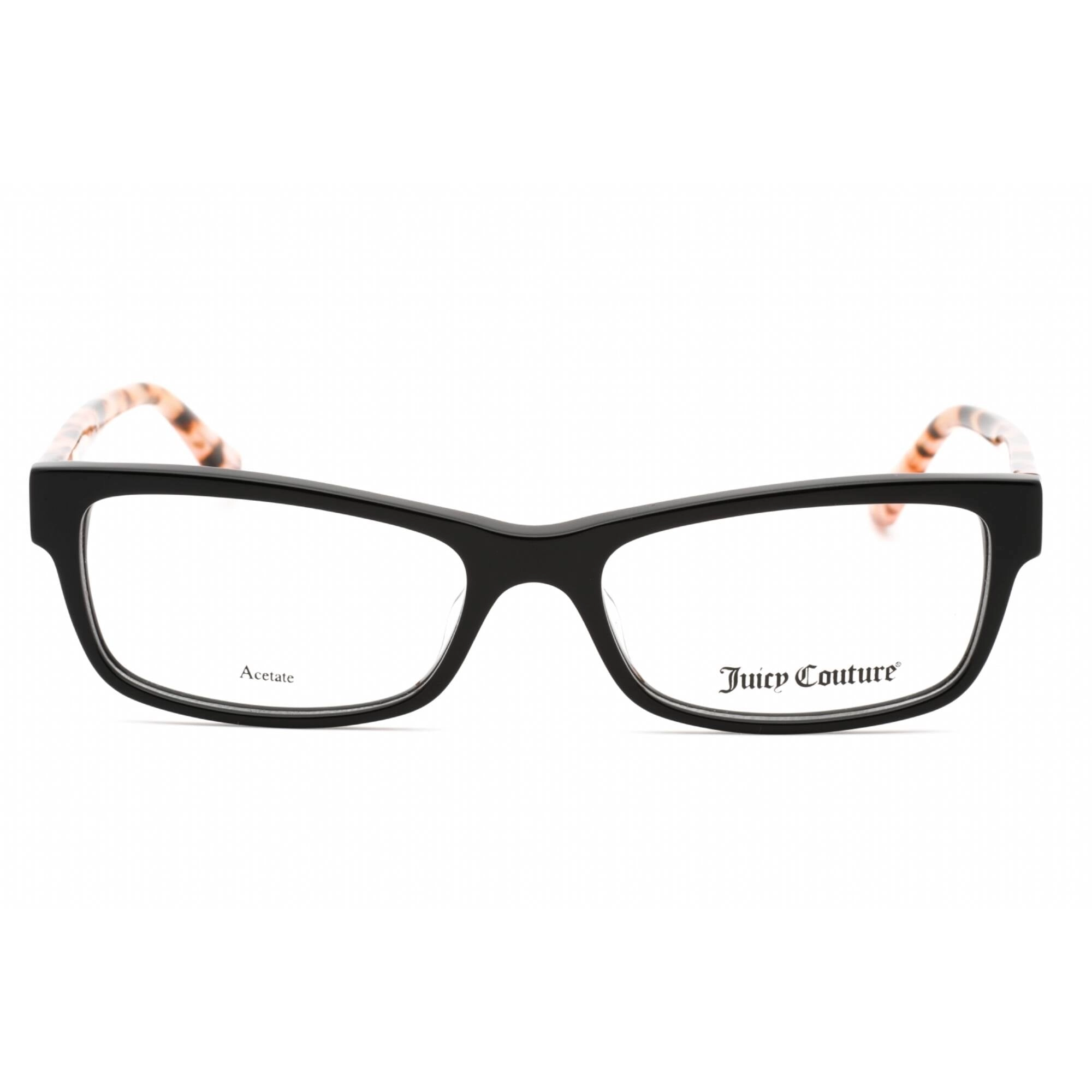 Juicy Couture Women's Eyeglasses - Black Plastic Rectangular Frame | JU 236 0807 00