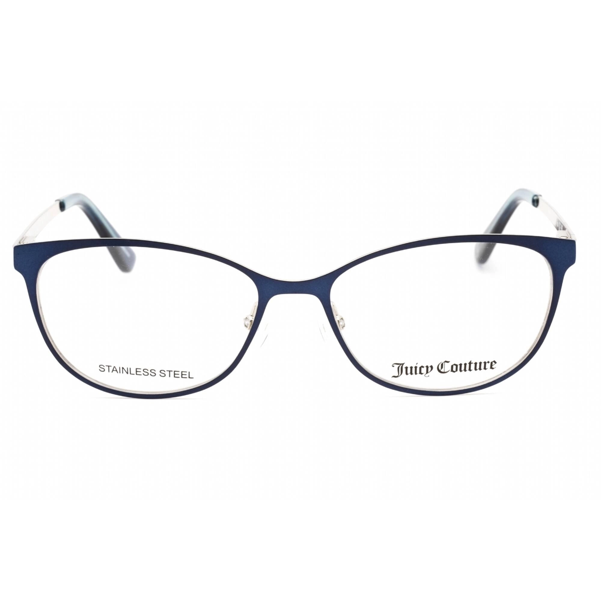 Juicy Couture Women's Eyeglasses - Matte Blue Metal Full Rim Frame | JU 206 0FLL 00