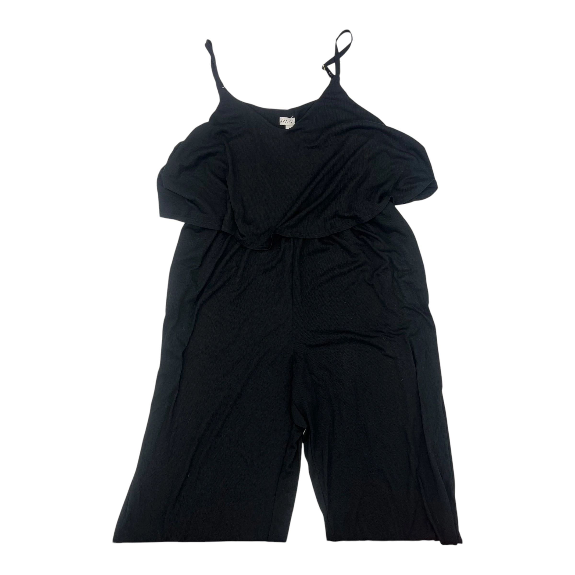 Jumpsuit By Ava & Viv In Black, Size:2X
