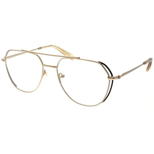 Kendall   Kylie Women's Eyeglasses - Gold Metal Aviator Frame Demo Lens | KKO205 718