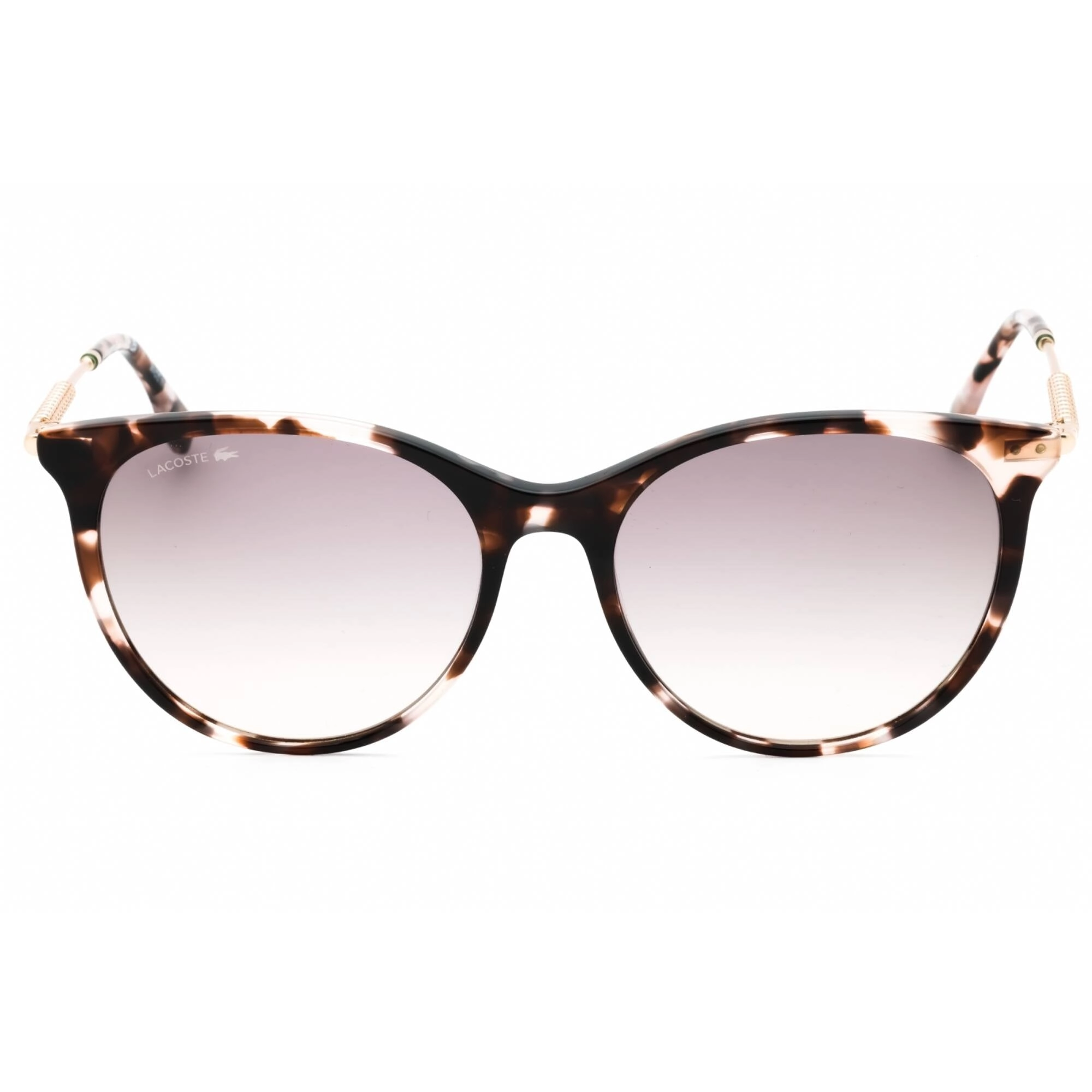 Lacoste Women's Sunglasses - Rose Havana Acetate Round Full Rim Frame | L993S 610
