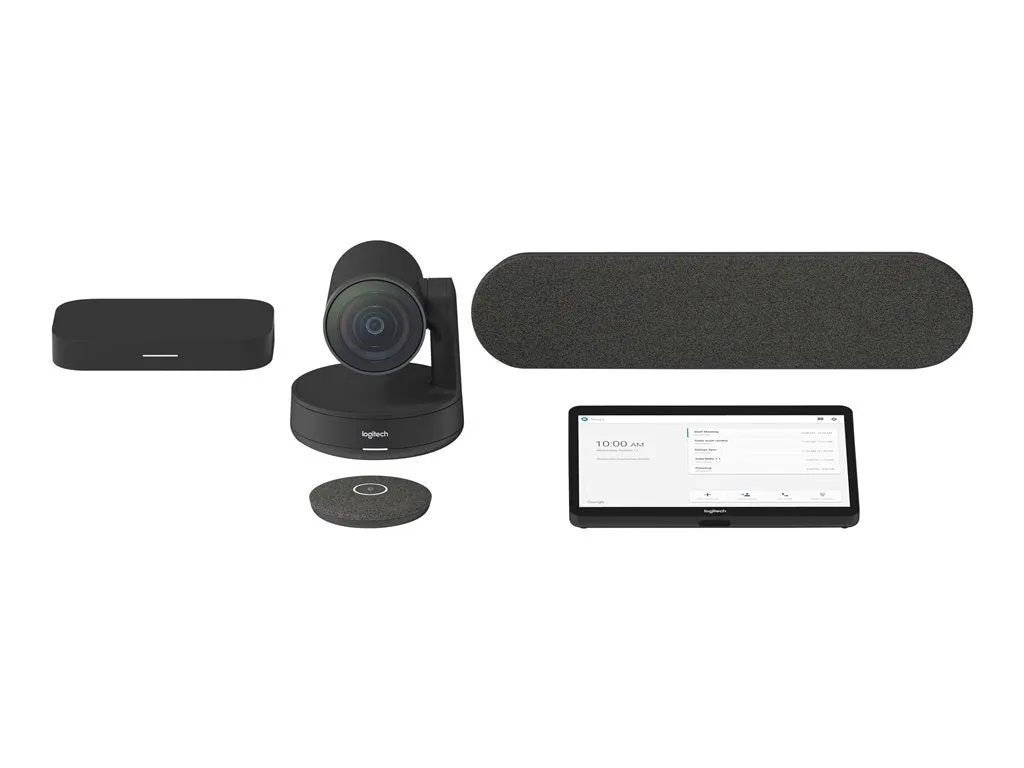 Logitech Medium Google Meet Rooms with Tap   Rally System   Meet Compute - Video conferencing kit - with Google Meet Compute TAPRALGGLCTL2