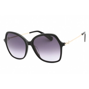 Longchamp Women's Sunglasses - Gradient Purple Lens Black Oversized Frame | LO705S 001