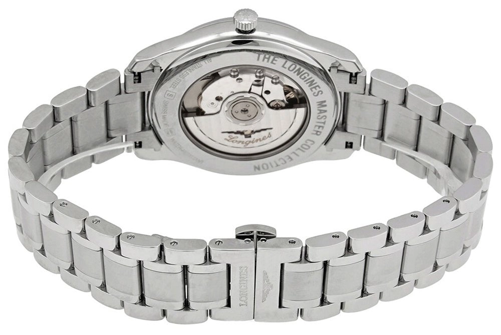 Longines Master Collection Automatic Stainless Steel Black Dial Date/Month Mens Watch L2.910.4.51.6