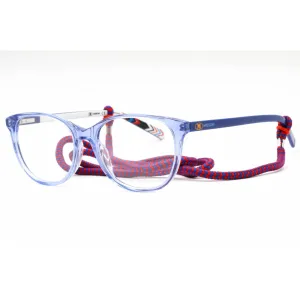 M Missoni Women's Eyeglasses - Blue Plastic Oval Full Rim Frame | MMI 0006 0PJP 00