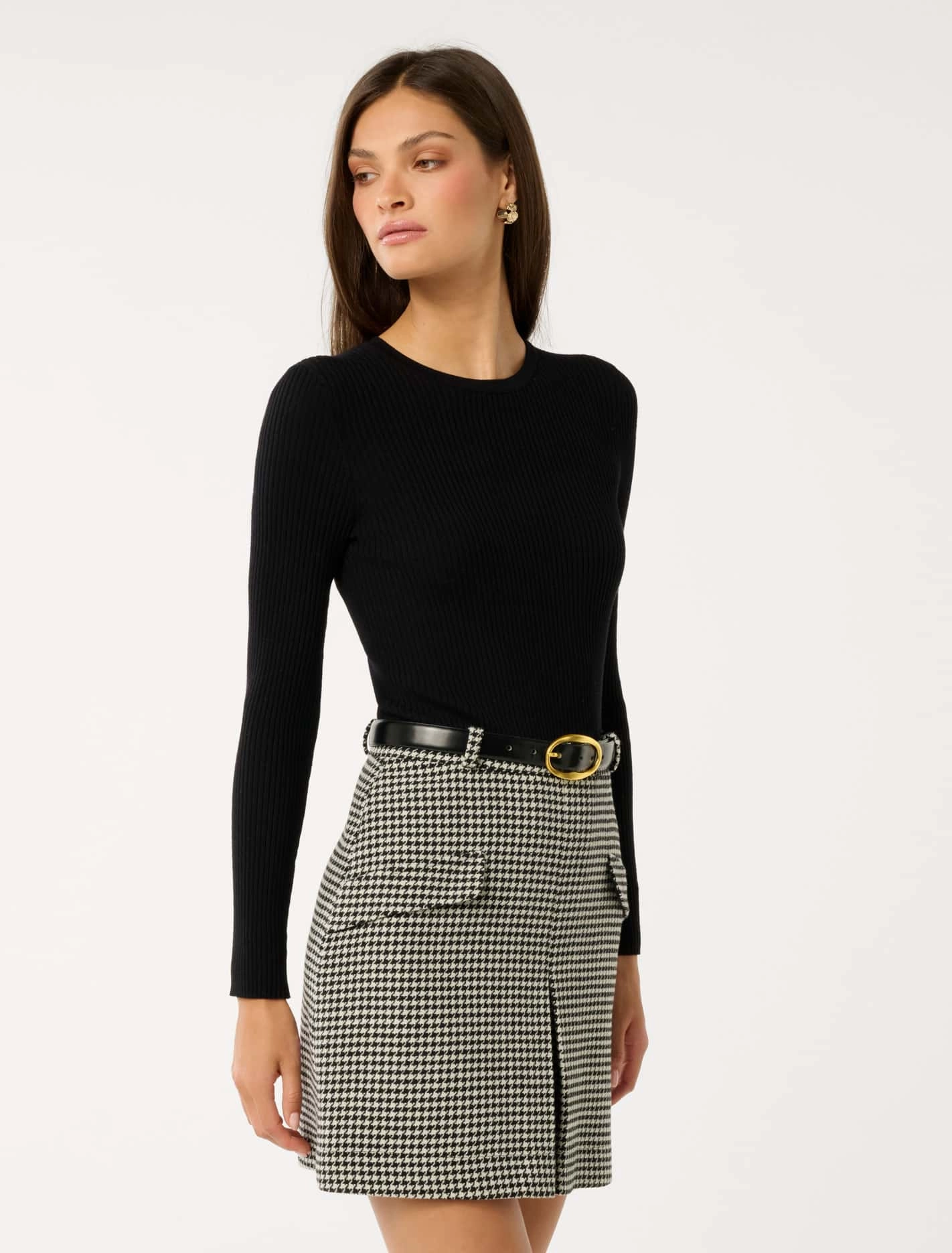 Maddox Pleat Mini Dress