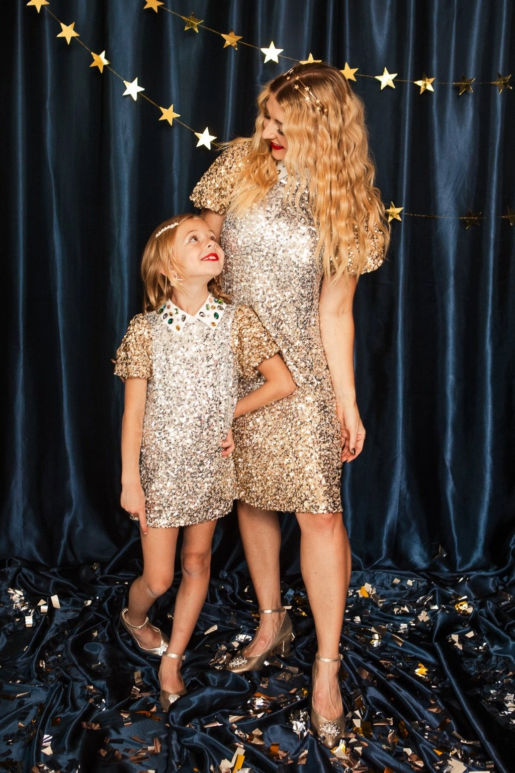 Mini Bedazzle Dress in Metallic Sequin - FINAL SALE