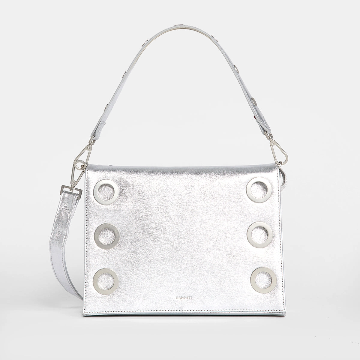 Montana Clutch | Sidewalk Silver/Brushed Silver | Lrg
