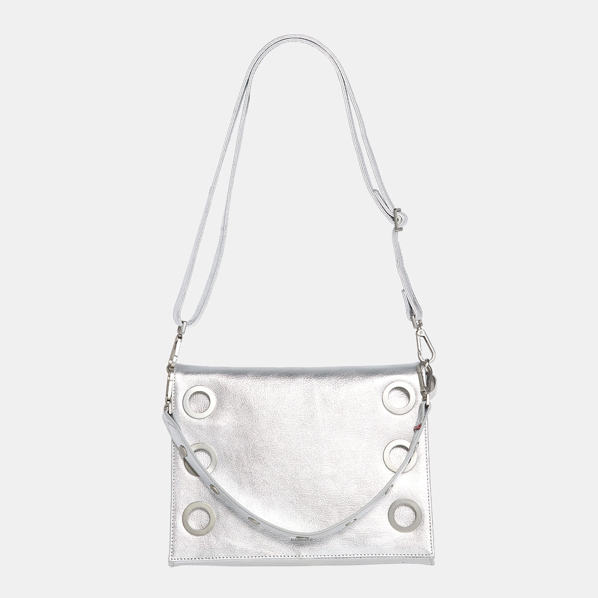 Montana Clutch | Sidewalk Silver/Brushed Silver | Lrg