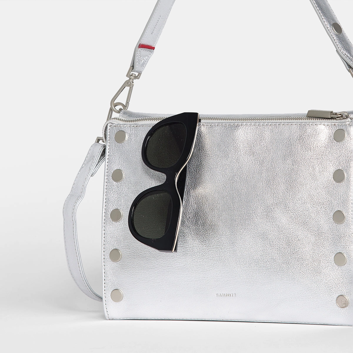 Montana Clutch | Sidewalk Silver/Brushed Silver | Lrg