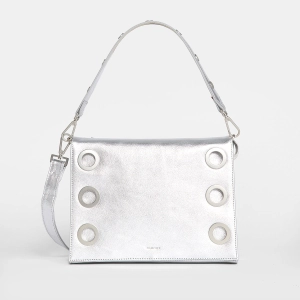 Montana Clutch | Sidewalk Silver/Brushed Silver | Lrg