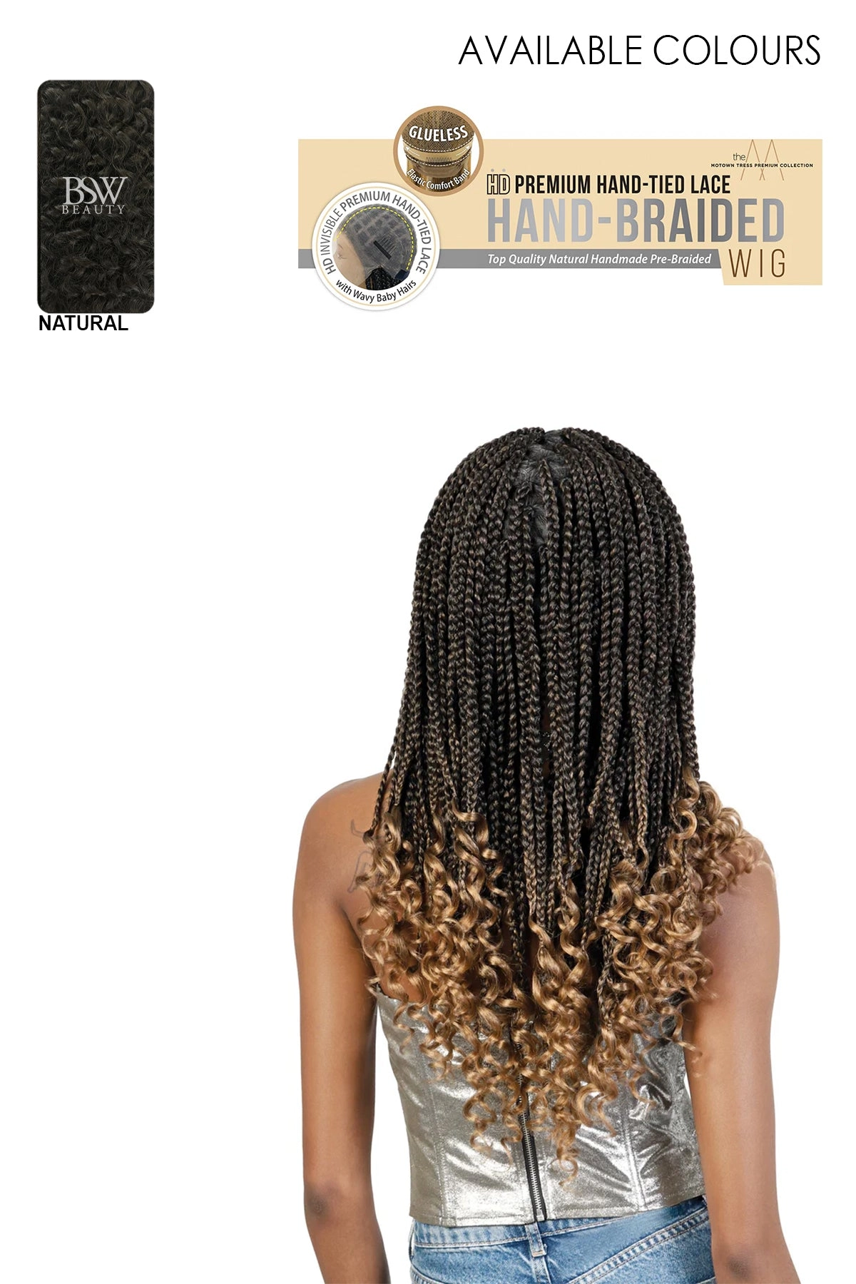 MOTOWN HD HAND BRAIDED WIG - WLBII.LUCK 24"