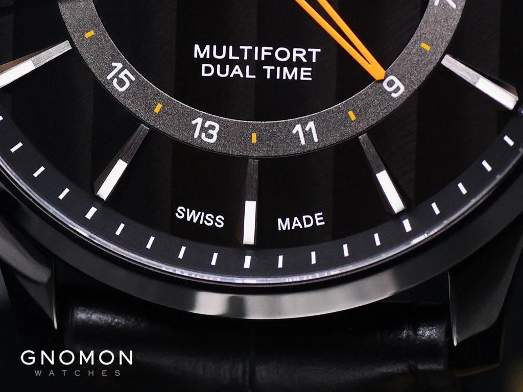 Multifort Dual Time Black 42mm Ref. M038.429.36.051.00