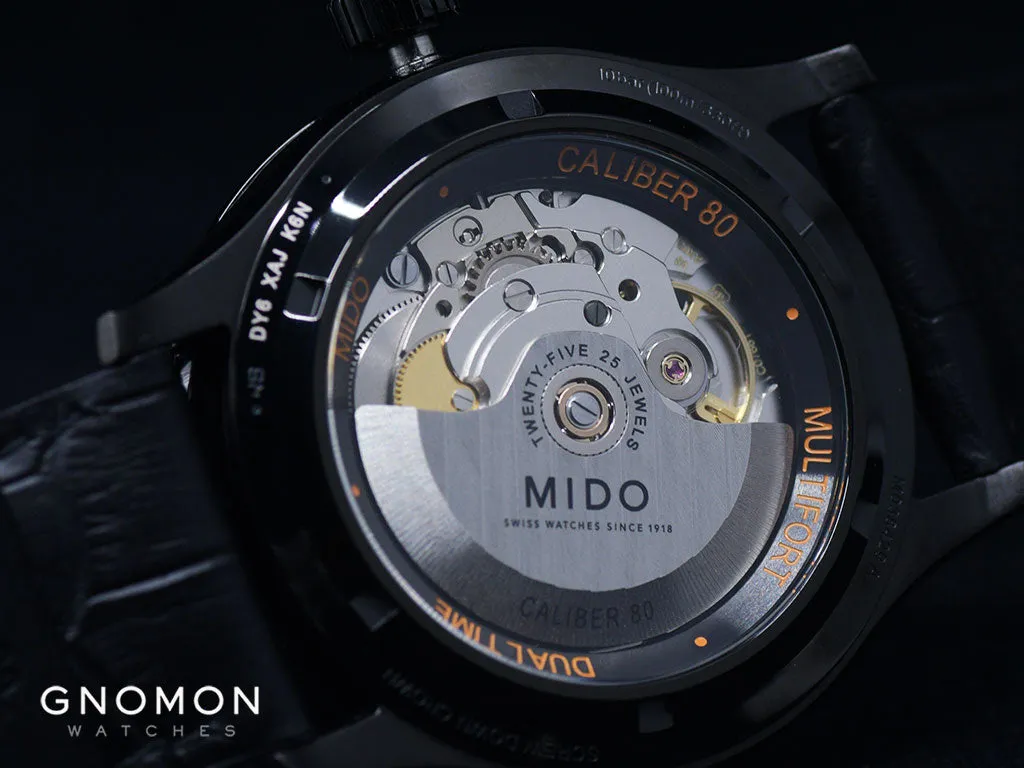 Multifort Dual Time Black 42mm Ref. M038.429.36.051.00