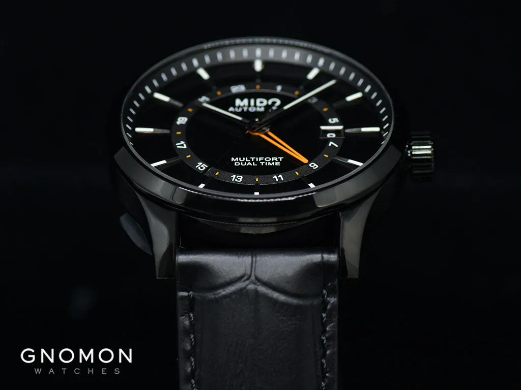 Multifort Dual Time Black 42mm Ref. M038.429.36.051.00