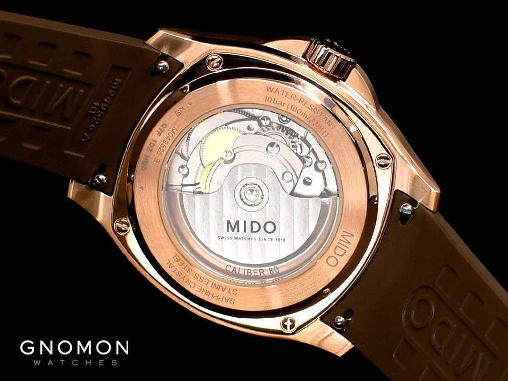 Multifort TV Big Date Rose Gold - Rubber Ref. M049.526.37.291.00