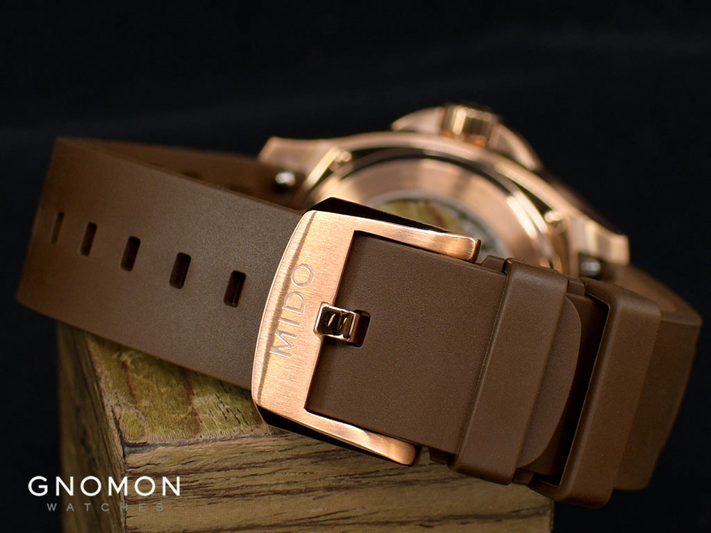 Multifort TV Big Date Rose Gold - Rubber Ref. M049.526.37.291.00