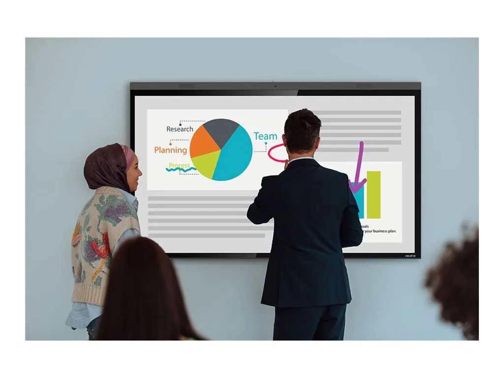 Newline TT-7524ZPRO - 75 Diagonal Class Z Pro Series LED-backlit LCD display - interactive digital signage - with touchscreen