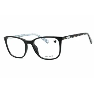Nine West Women's Eyeglasses - Black Acetate Square Shape Full Rim Frame | NW5150 001