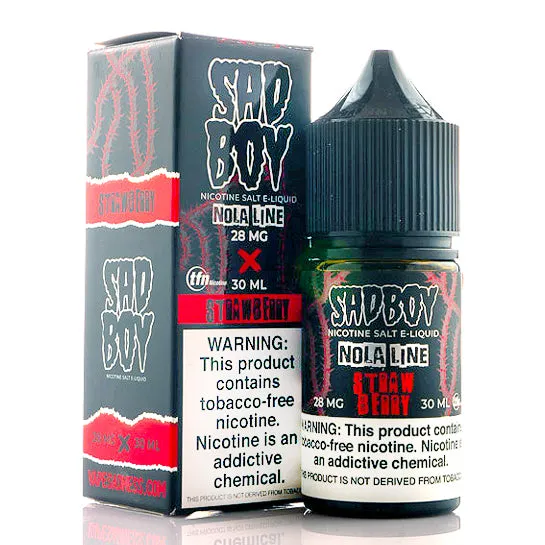 Nola Strawberry Salt - Sadboy E-Juice