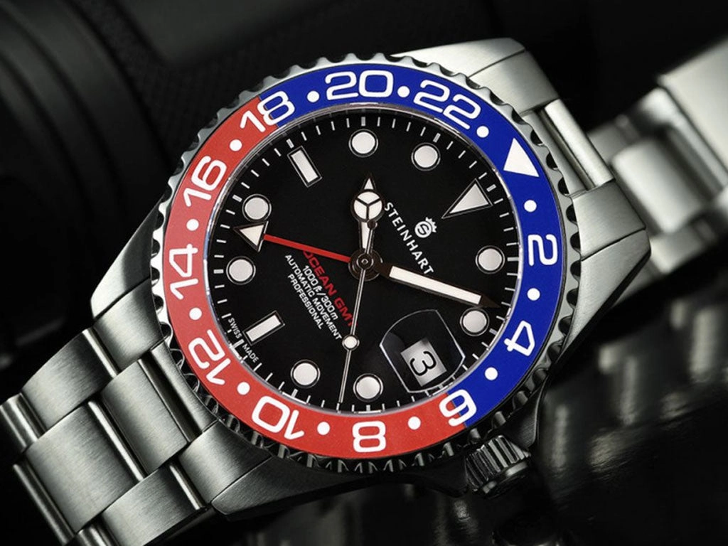Ocean 39 GMT Blue/Red Ceramic
