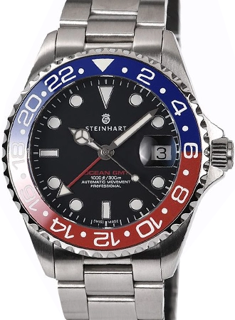 Ocean 39 GMT Blue/Red Ceramic