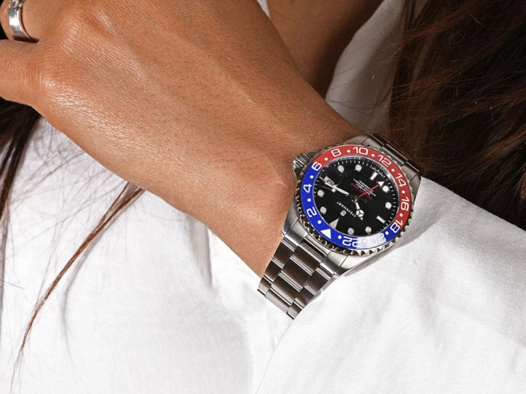 Ocean 39 GMT Blue/Red Ceramic