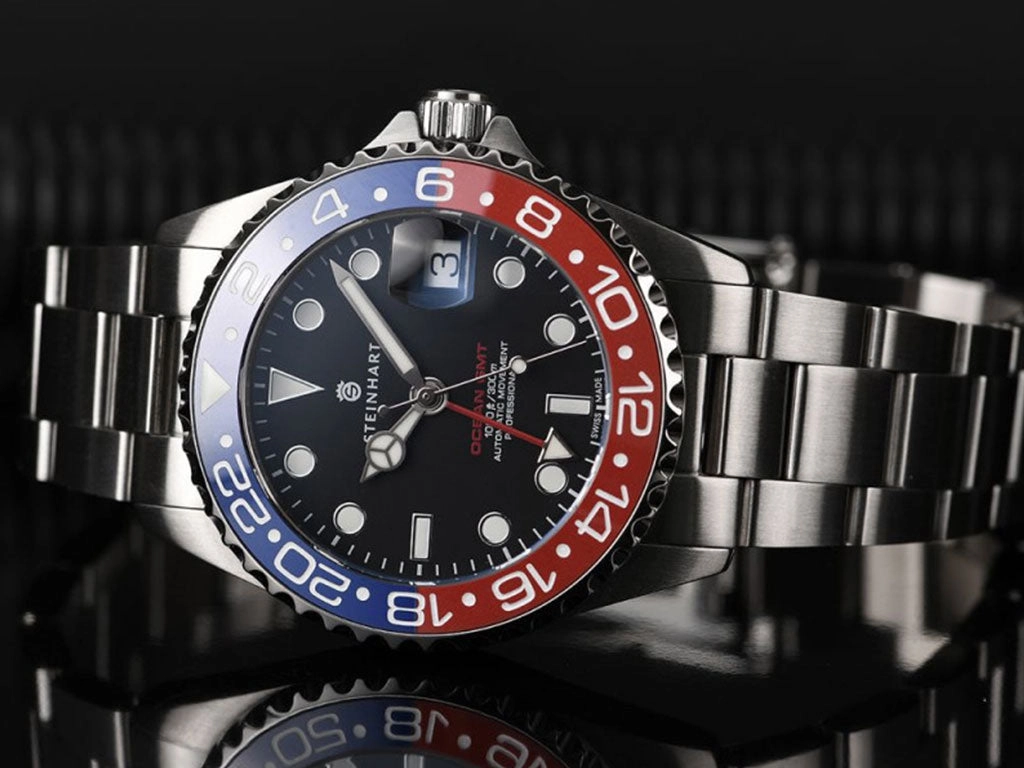 Ocean 39 GMT Blue/Red Ceramic
