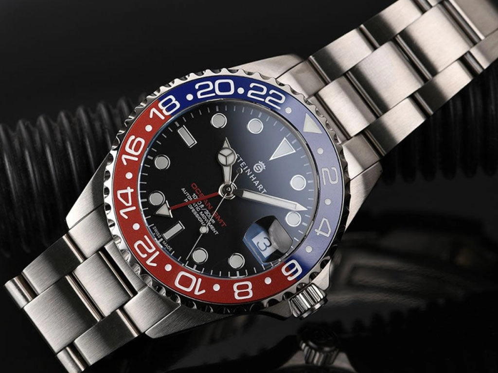 Ocean 39 GMT Blue/Red Ceramic