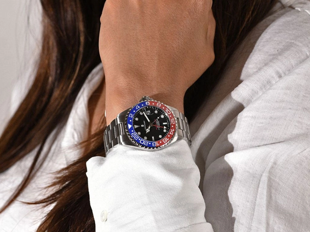 Ocean 39 GMT Blue/Red Ceramic