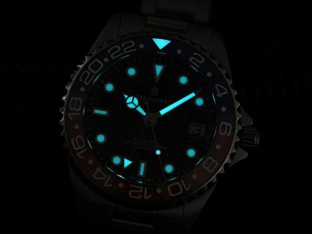 Ocean 39 GMT Blue/Red Ceramic