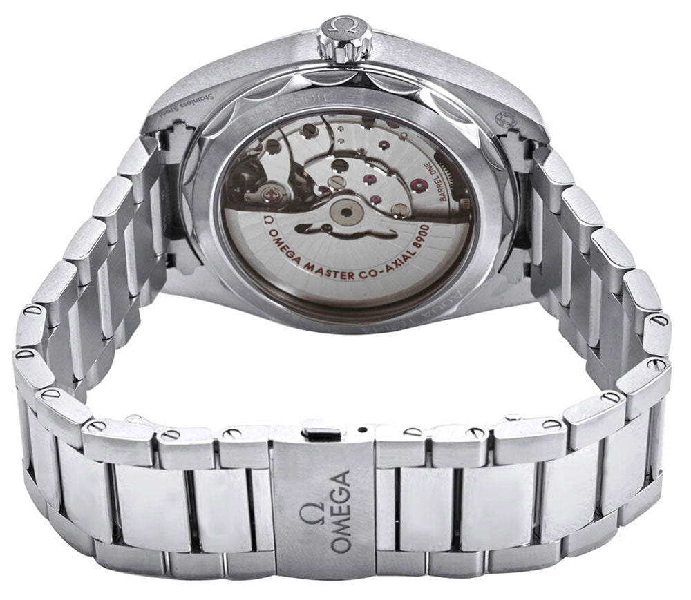Omega Seamaster Aqua Terra Automatic Chronometer Stainless Steel Blue Dial Date Mens Watch 220.10.41.21.03.004