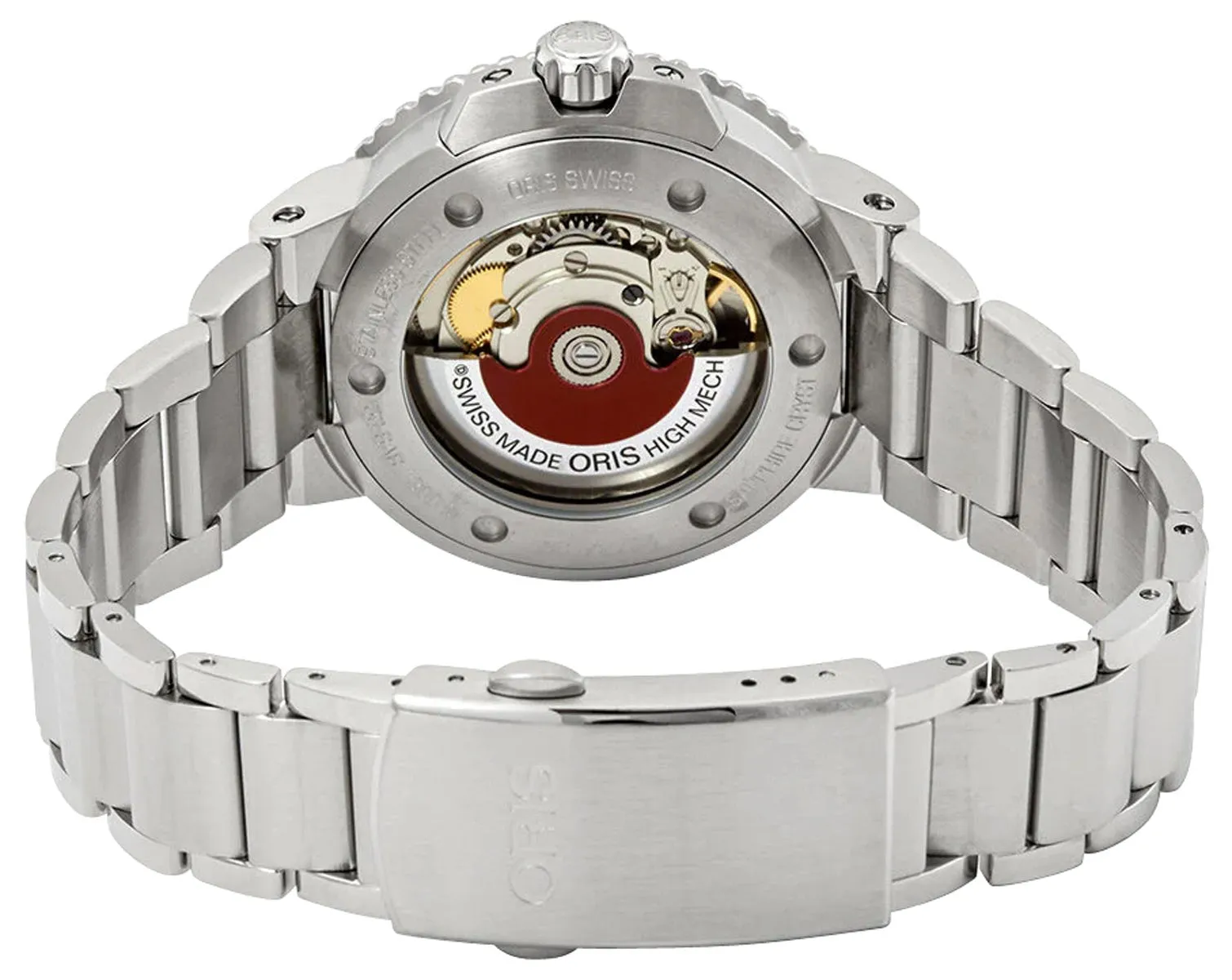 Oris Aquis Date Automatic Stainless Steel Black Dial Divers Mens Watch 733 7732 4134-07 8 21 05PEB