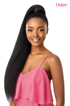OUTRE PRETTY QUICK WRAP PONYTAIL - JUMBO KINKY STRAIGHT 30"