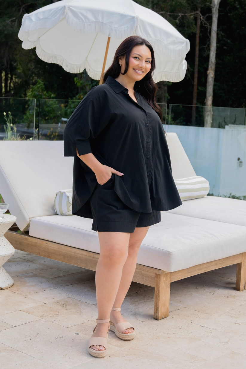 PQ Collection Florence Shorts Black