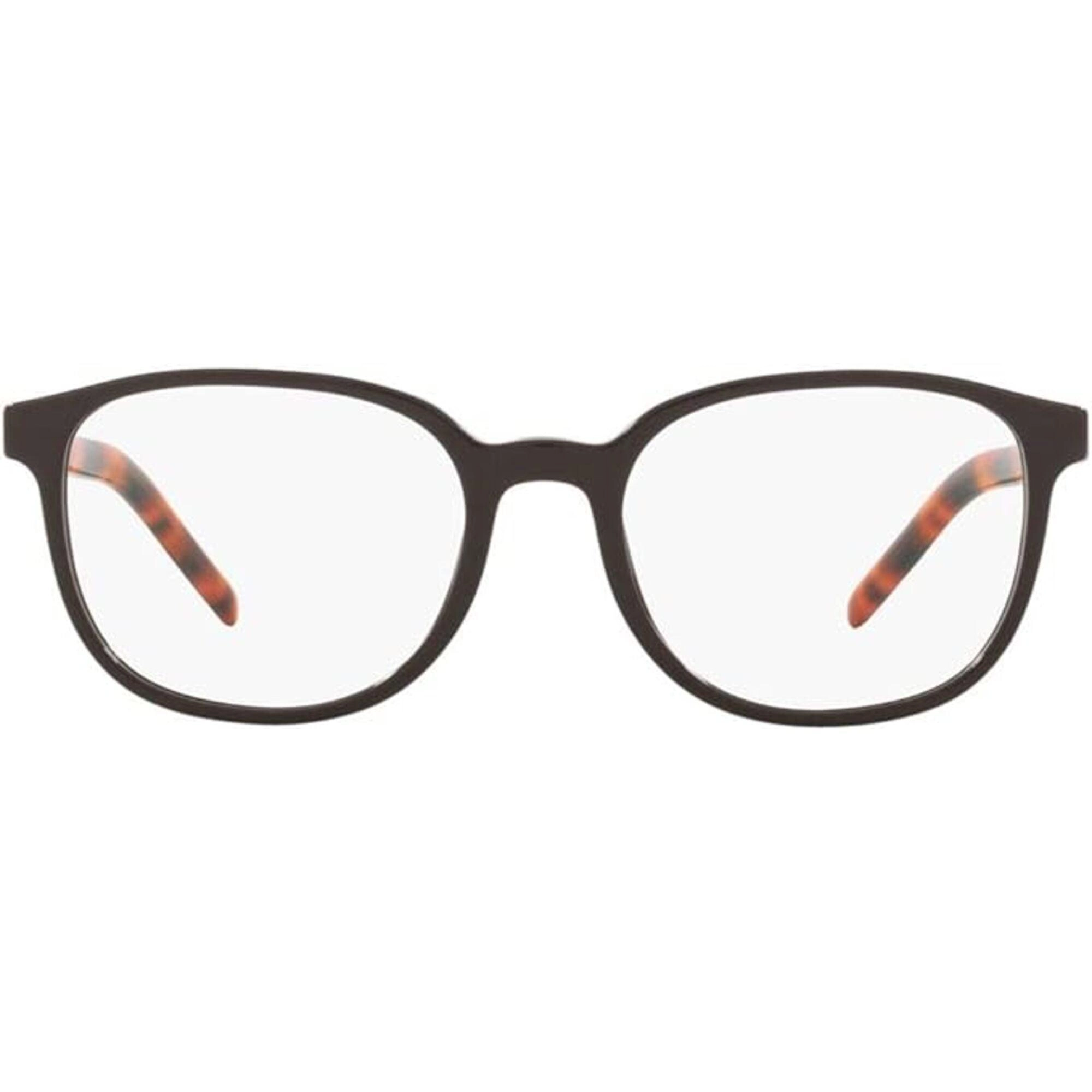 Prada Women's Eyeglasses - Brown Full Rim Square Frame | PRADA 0PR07XV U6C1O154