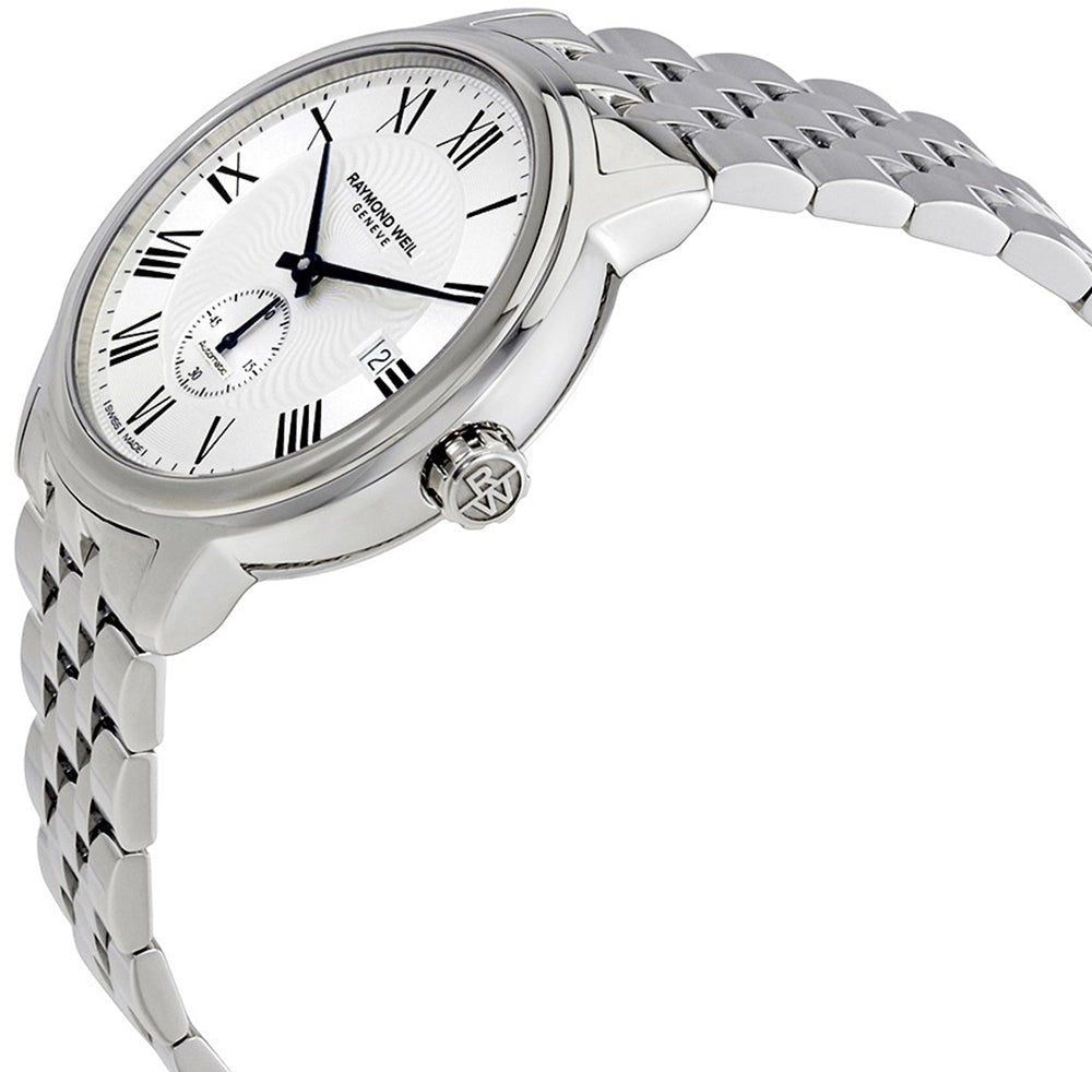 Raymond Weil Maestro Automatic Stainless Steel Mens Watch Silver Dial Calendar 2238-ST-00659
