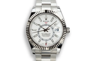 Rolex Sky-Dweller 326934 Silver Dial with Box and Papers