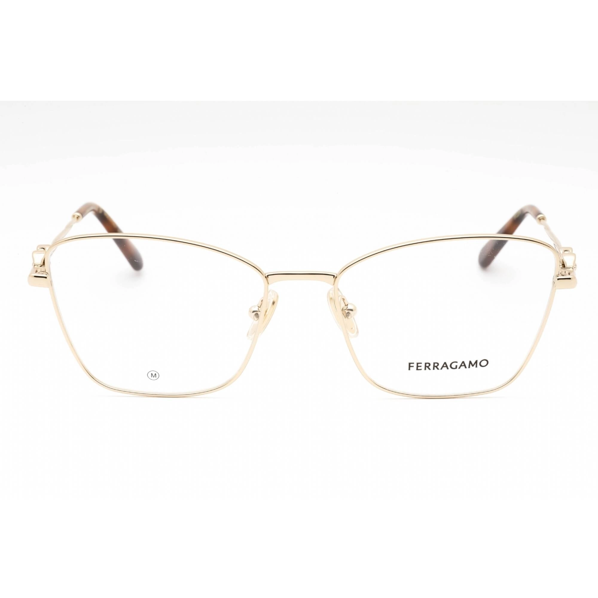 Salvatore Ferragamo Women's Eyeglasses - Gold Cat Eye Full Rim Frame | SF2224N 710