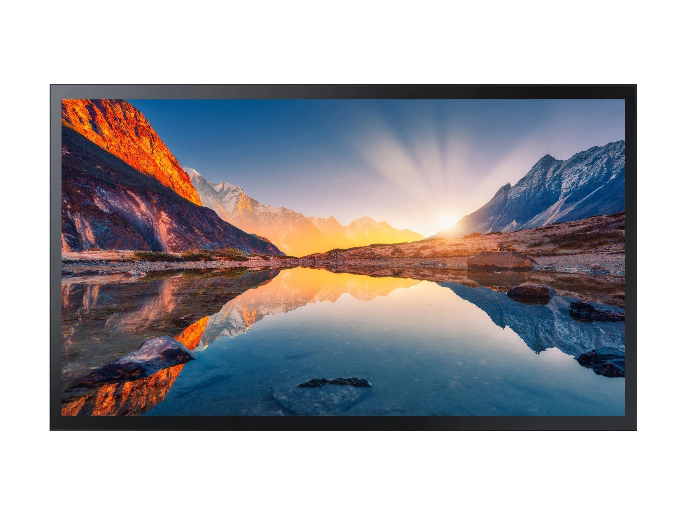 Samsung QM55B-T - 55 Diagonal Class (54.6" viewable) - QMB-T Series LED-backlit LCD display - digital signage - with touchscreen