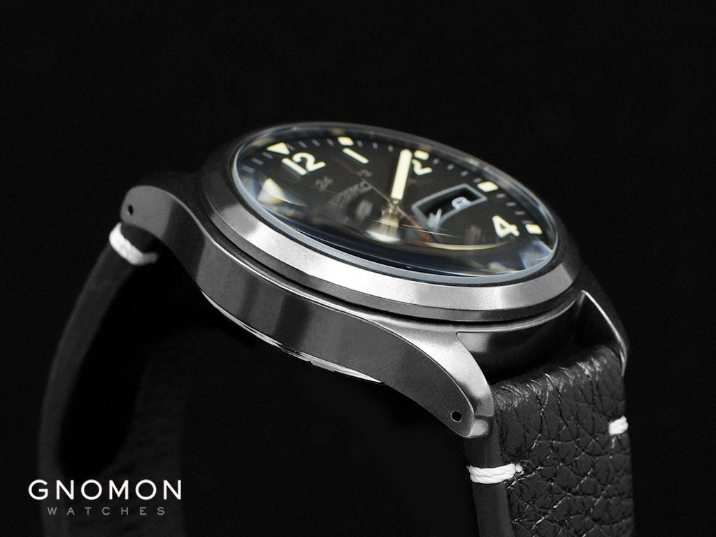 Seiko 5 Sports “Military Style” Black - Leather Ref. SBSA121
