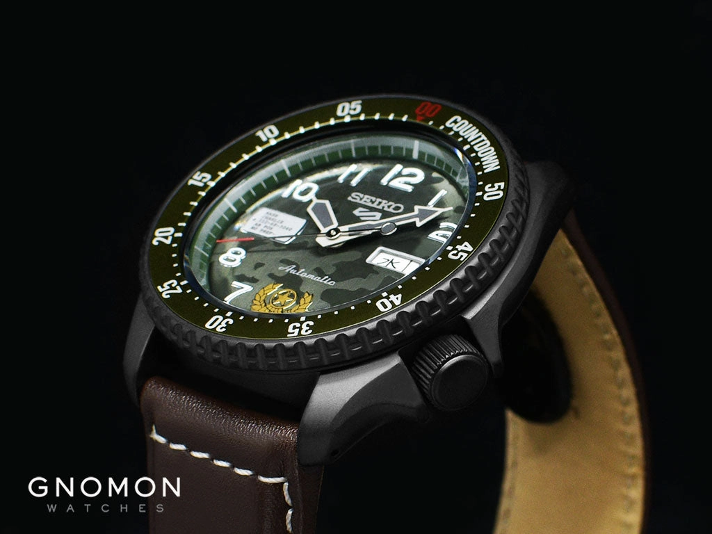 Seiko 5 Sports Street Fighter Series Guile "Indestructible Fortress" - Ltd Ed 9999pcs - Ref. SBSA081