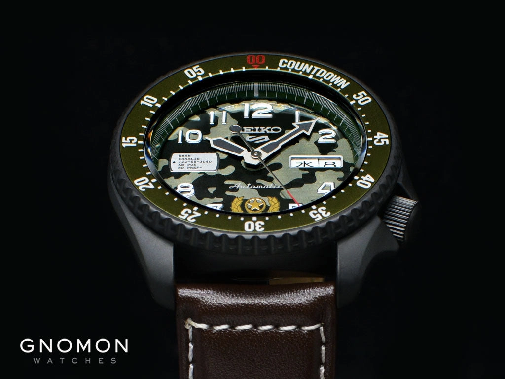 Seiko 5 Sports Street Fighter Series Guile "Indestructible Fortress" - Ltd Ed 9999pcs - Ref. SBSA081