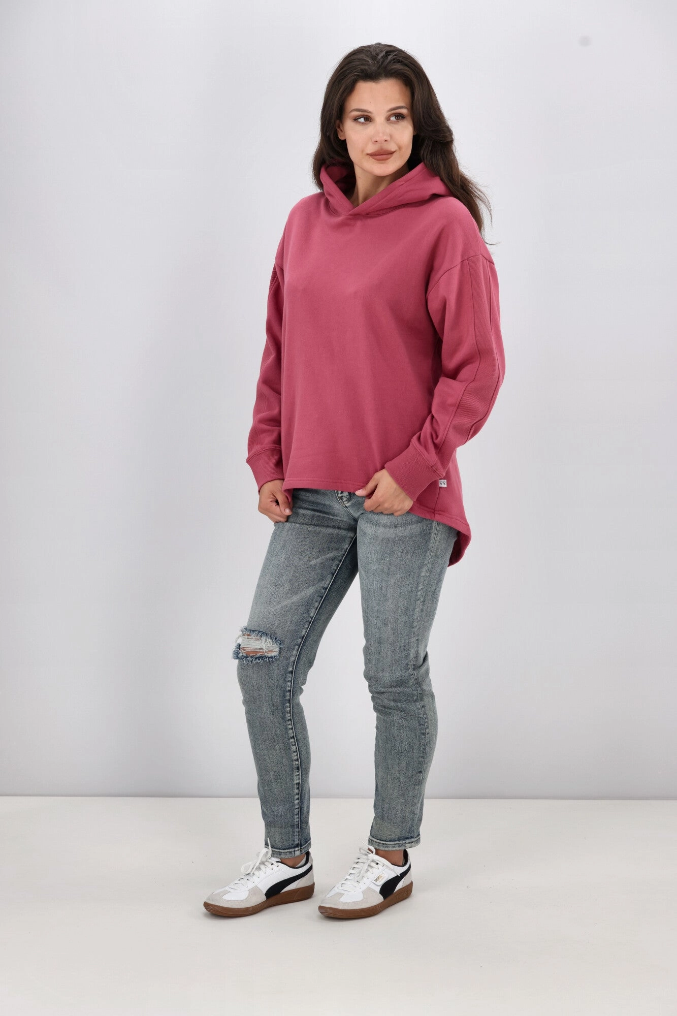 Shine On Essentials Hoody Dusty Rose