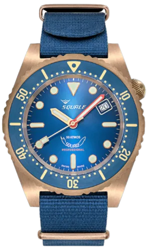Squale 50 Atmos Bronze 1521 1521BRONBL