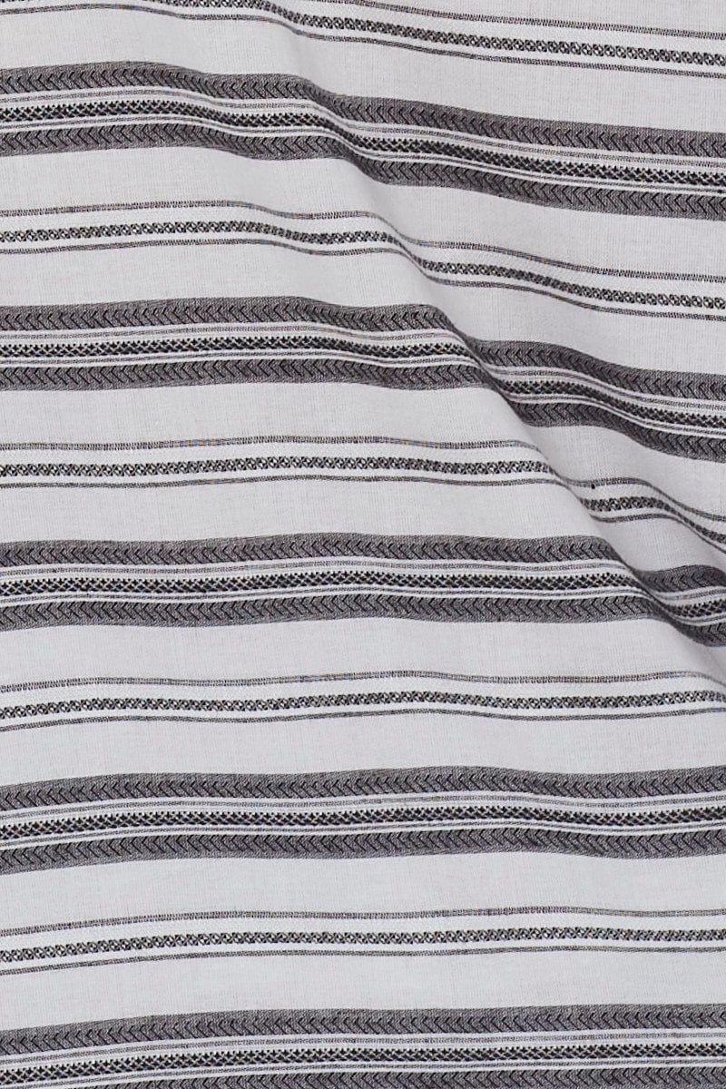 Stripe High Rise Shorts