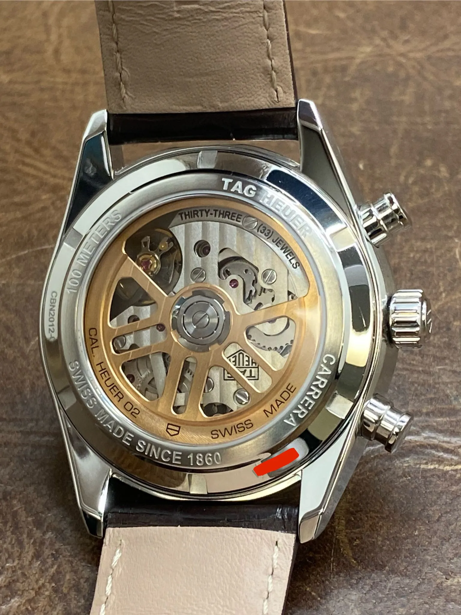 TAG Heuer Carrera Chronograph 42mm Heuer 02 CBN2012 Grey Dial Automatic Men's Watch